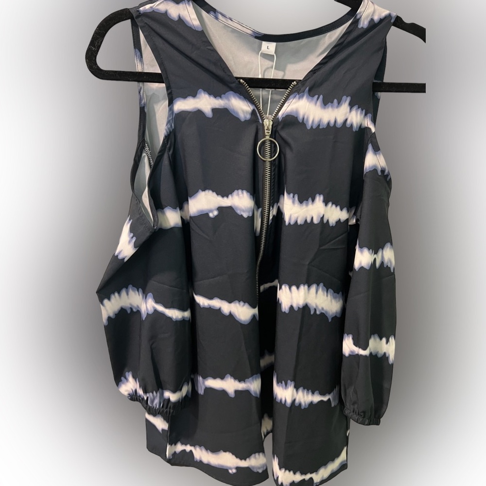 Made with Love Cold Shoulder Top